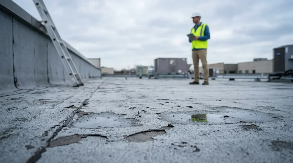 maintenance toiture terrasse bâtiment industriel essonne